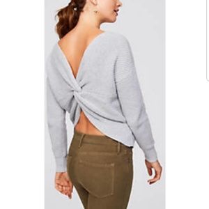 Twist Back Sweater